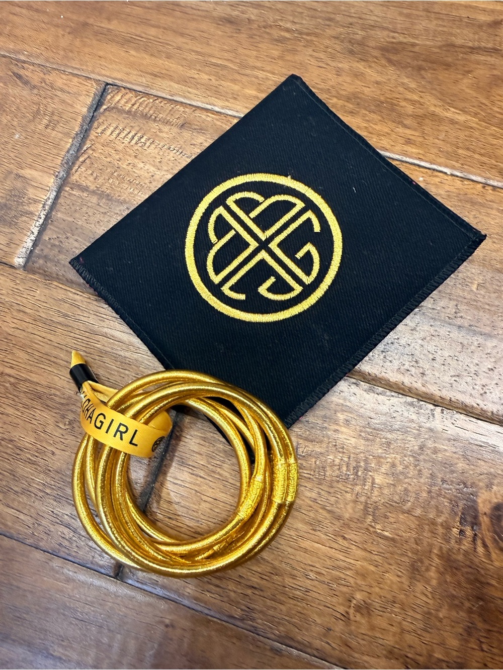 Metallic Gold Wrap Bracelet by SHAGIRL
